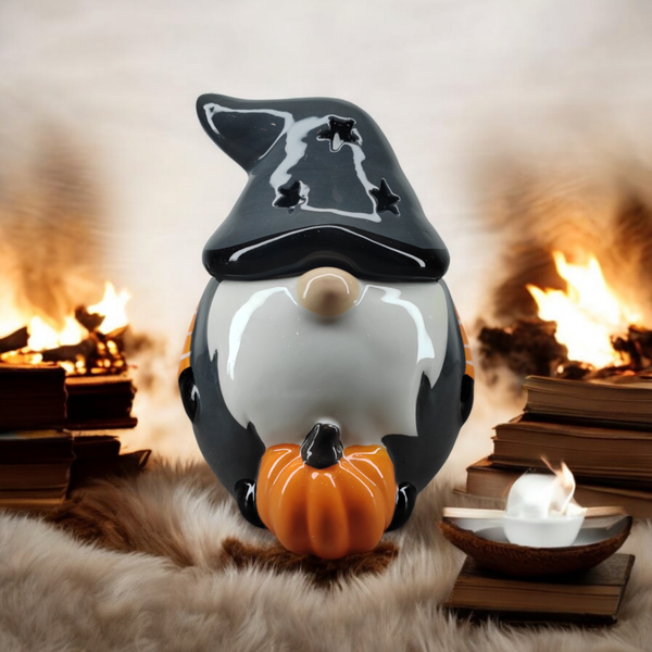 Brûle parfum gnome gris et citrouille
