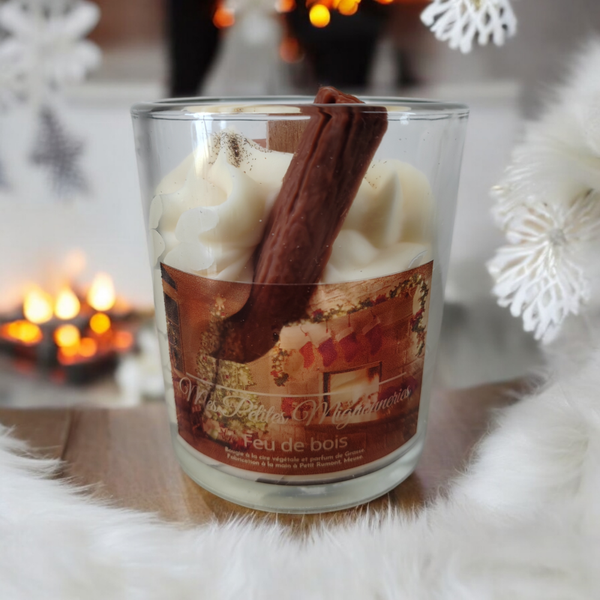 Bougie Feu de bois