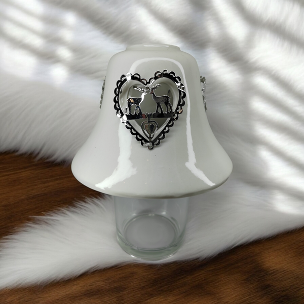 Abat-jour bougie Renne de Noël