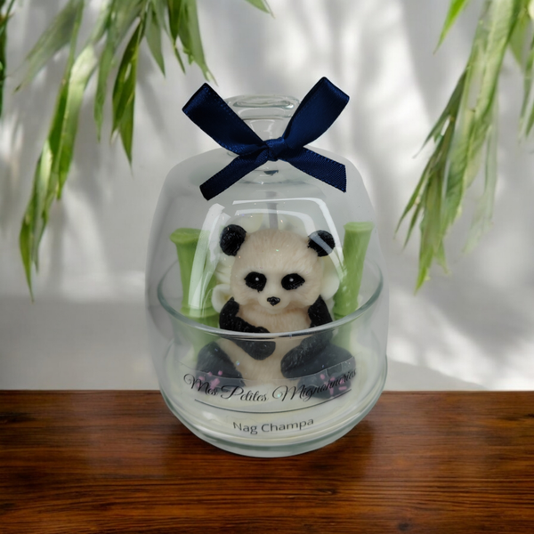 Bougie gourmande Nag Champa panda
