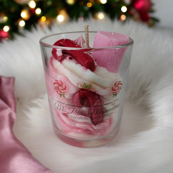 Bougie Marshmallow Sucre d'orge