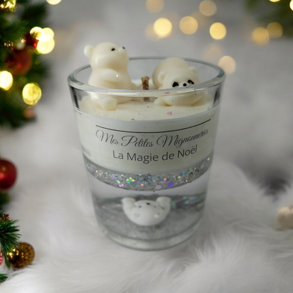 Bougie boule à neige La Magie de Noël