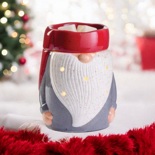 Lampe à parfum électrique en céramique Gnome de Noel