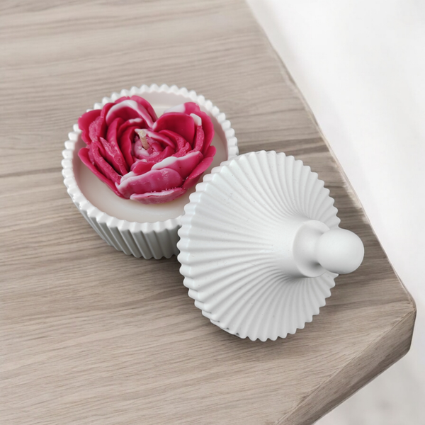 Bougie Rose Vanillée