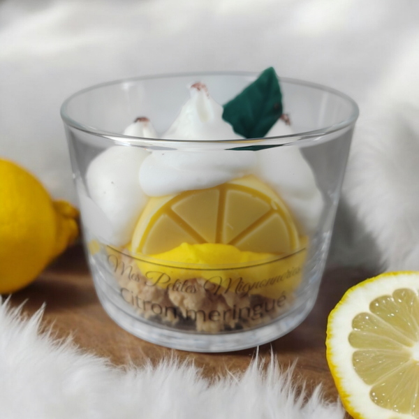 Bougie citron meringué