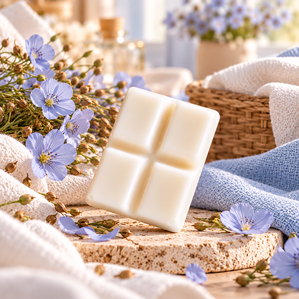 Fondant « Fleur de lin » 🌾