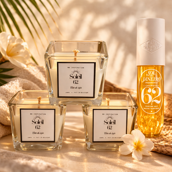 Bougie coulée « Soleil 62 »