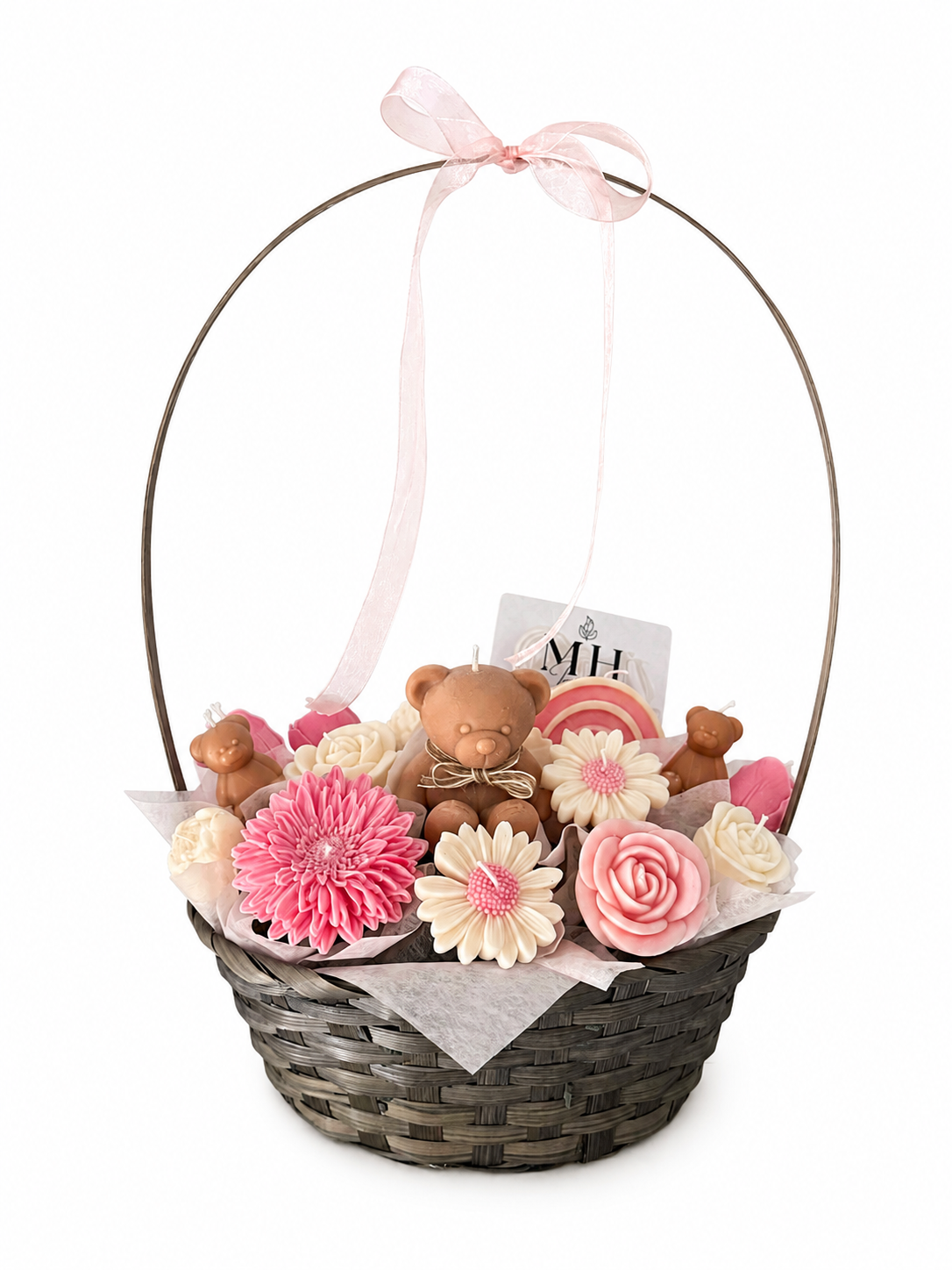 Panier floral « baby »