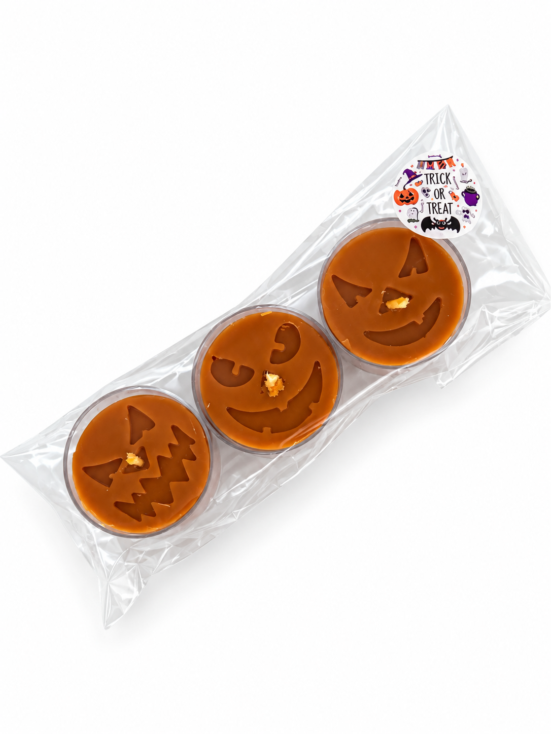 Lot de 3 bougies chauffe plat « Baiser de citrouille »