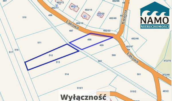 Działki w Kielnie