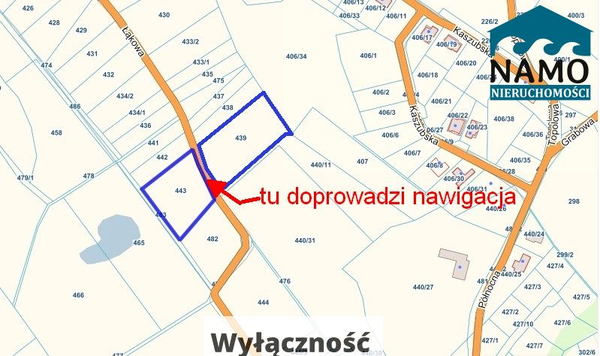 Działka siedliskowa Warzno ul. Łąkowa