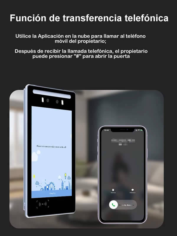 Video Portero 8" wifi