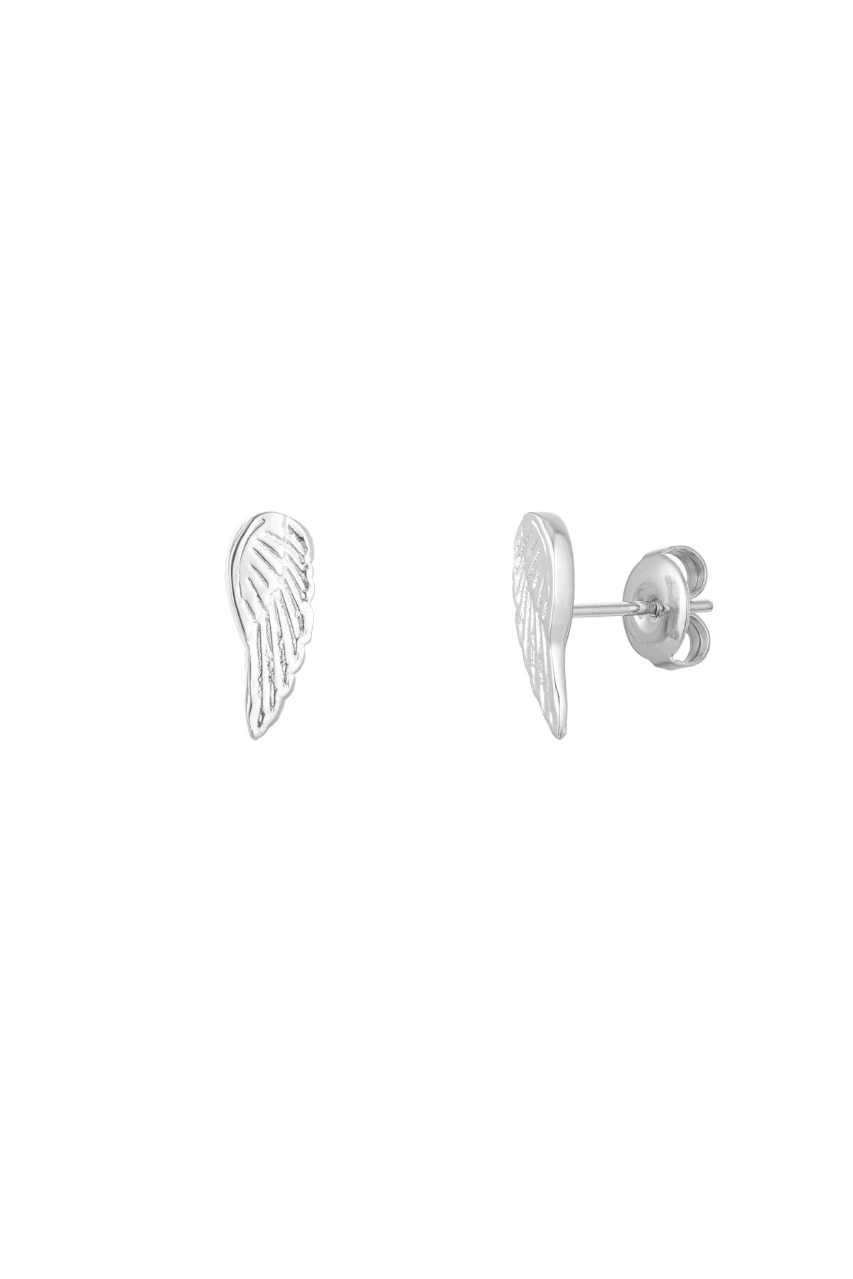 Wings Studs Zilver