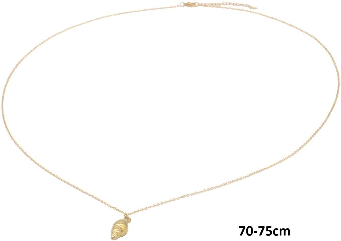 Lange ketting Schelp Goud