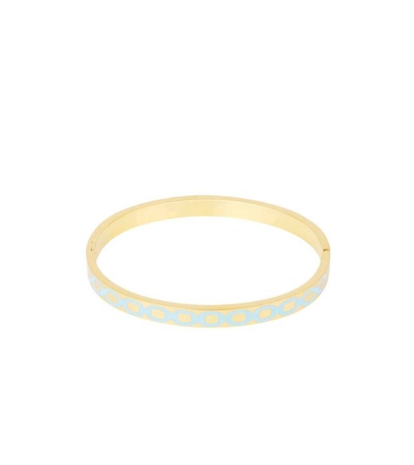 Bangle ruit blauw