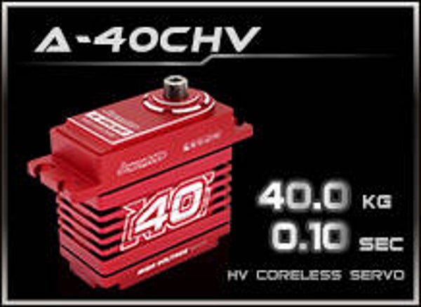 POWER HD Power HD A-40CHV avion Coreless boitier alu HV Prog (40kg/0.10s) Part No. : HD-A-40CHV