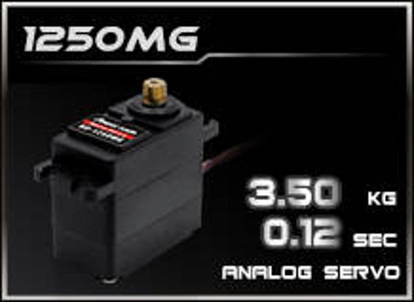 POWER HD Servo Power HD 1250MG 3.5kg/0.12s Part No. : HD-1250MG