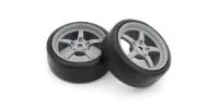 Pneus Montes-Colles Drift FZ02 5-Spoke Racing 1:10 Fazer 2.0 (2) Part No. : K.FATH705GYD