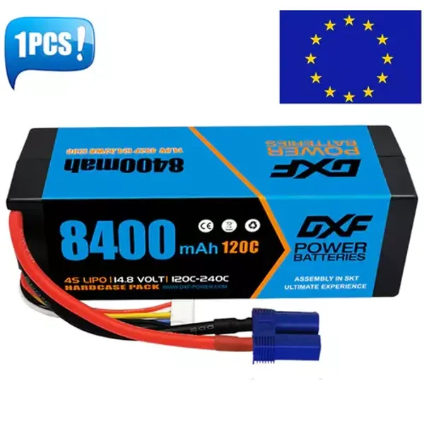 XF Lipo Battery 4S 14.8V 8400mAh 120C/240C HardCase avec PRISE EC5 1 PCS
