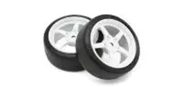 Pneus Montes-Colles Drift FZ02 5-Spoke White 1:10 Fazer 2.0 (2) Part No. : K.FATH704WD
