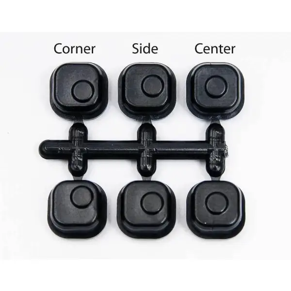 MCD Racing S5U Inserts de support en alliage ref: M300304P