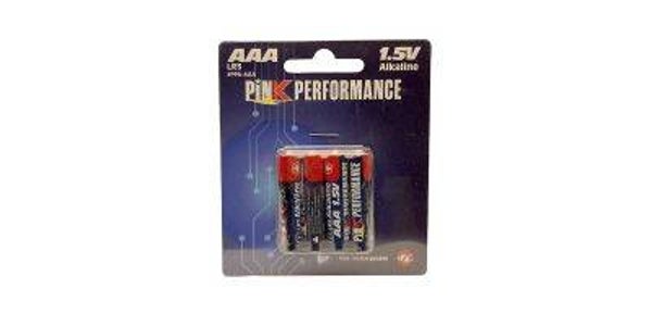 Pink Performance Piles Alcaline AAA 1.5V R3 (4pcs)
