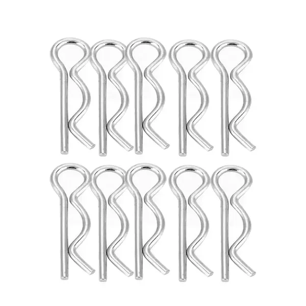 Goupilles de carrosserie pliées pour voiture RC taille 1