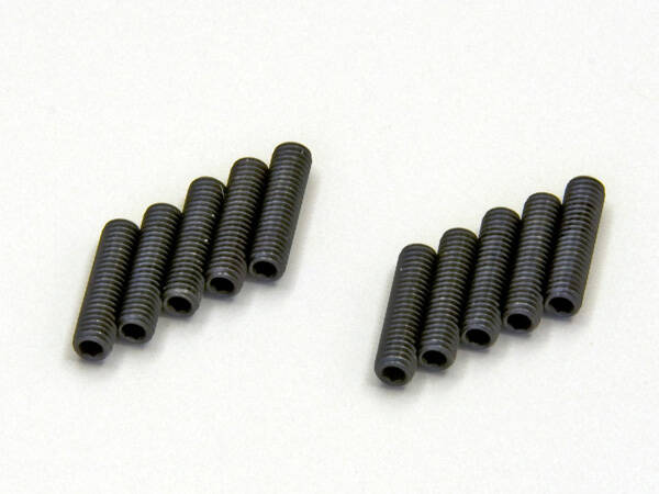KC10 Vis de réglage métalliques sans tête M3x12 mm (10)