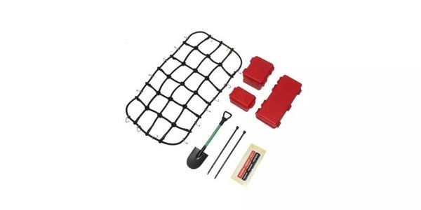 KC10 Filet de toit et accessoires pour barres de toit Kyosho série KC10 - Noir