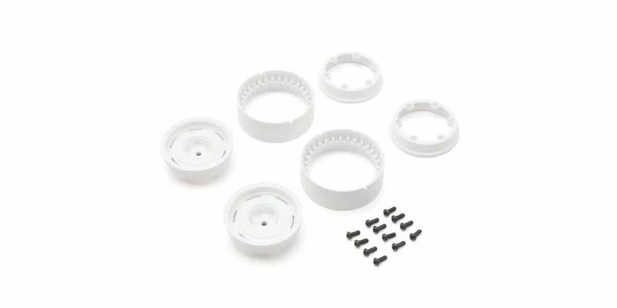 KC10 Roues Kyosho KC10 Bead-lock 1,9 pouces blanches (2)