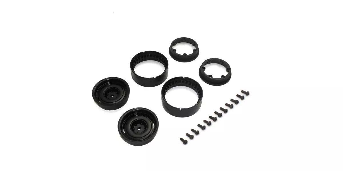 KC10 Roues Kyosho KC10 Bead-lock 1,9 pouces à déport noir (2)