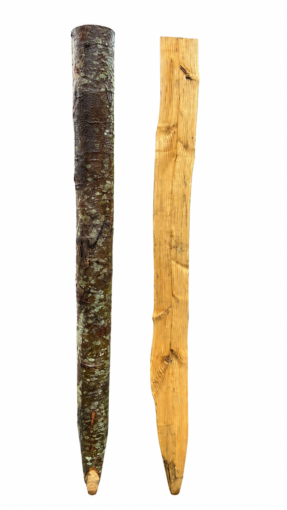 6ft cleft pointed post