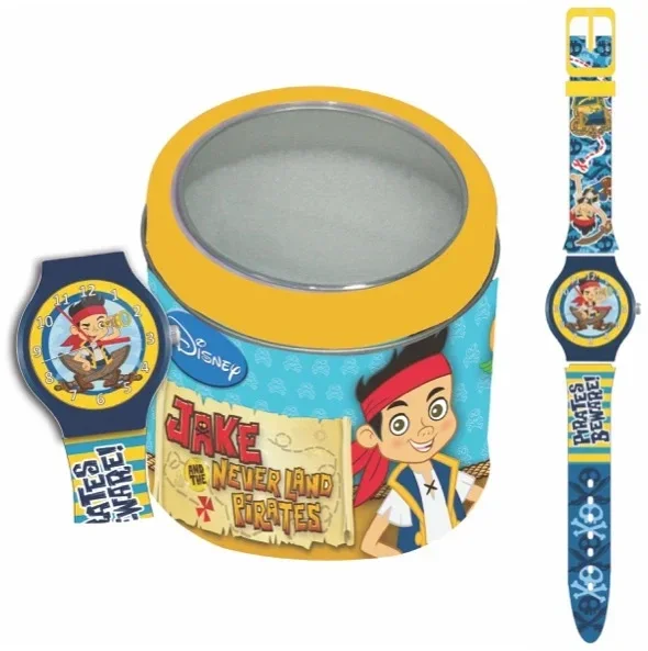 561149 - WALT DISNEY KID WATCH Mod. JAKE THE PIRATE - Tin box