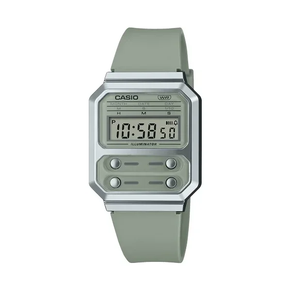 A100WEF-3AEF - CASIO VINTAGE Mod. EDGY COLLECTION - SAGE GREEN