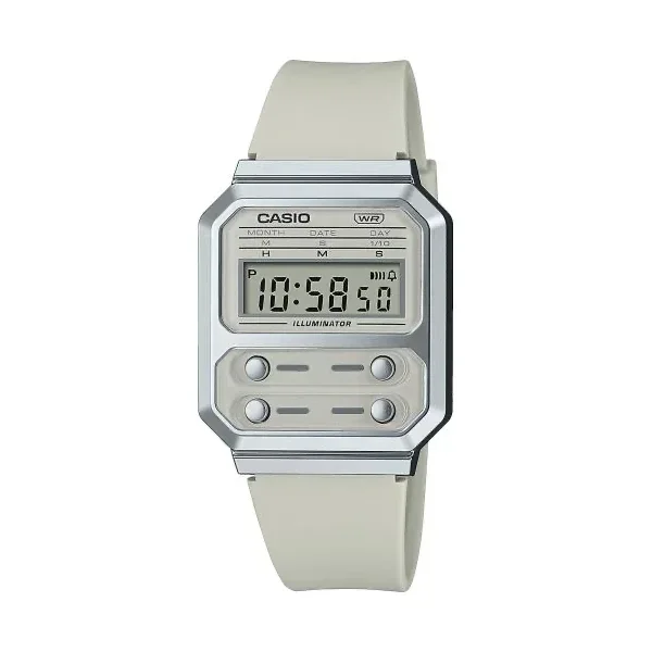 A100WEF-8AEF - CASIO VINTAGE Mod. EDGY COLLECTION - CREAM