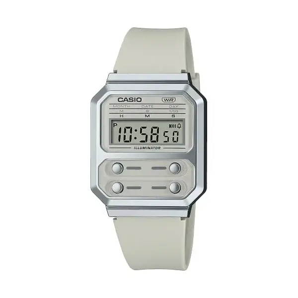 A100WEF-8AEF - CASIO VINTAGE Mod. EDGY COLLECTION - CREAM