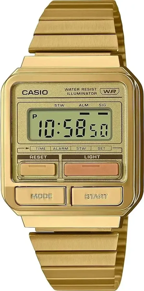 A120WEG-9AEF - CASIO VINTAGE Mod. EDGY COLLECTION GOLD