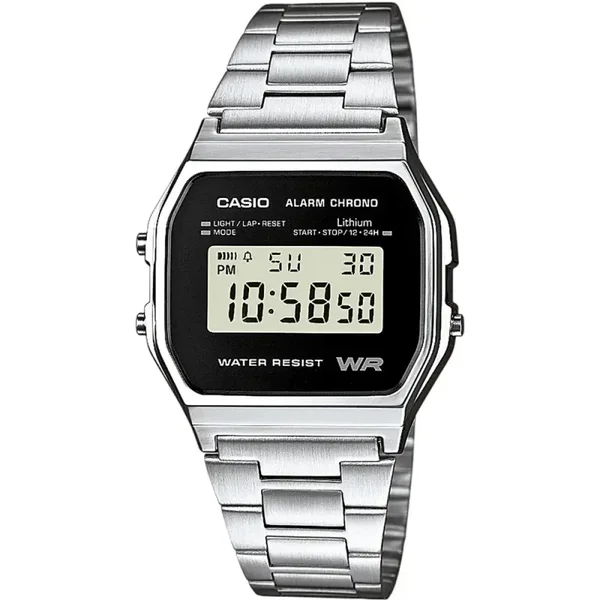 A158WEA-1EF - CASIO VINTAGE Mod. ICONIC - BLACK