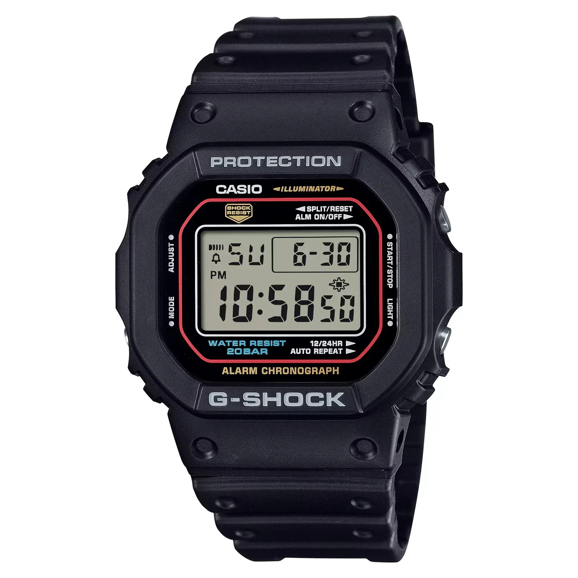 DW-5600RL-1ER - CASIO G-SHOCK Mod. THE ORIGIN - RE-EDITION SUPER ILLUMINATOR