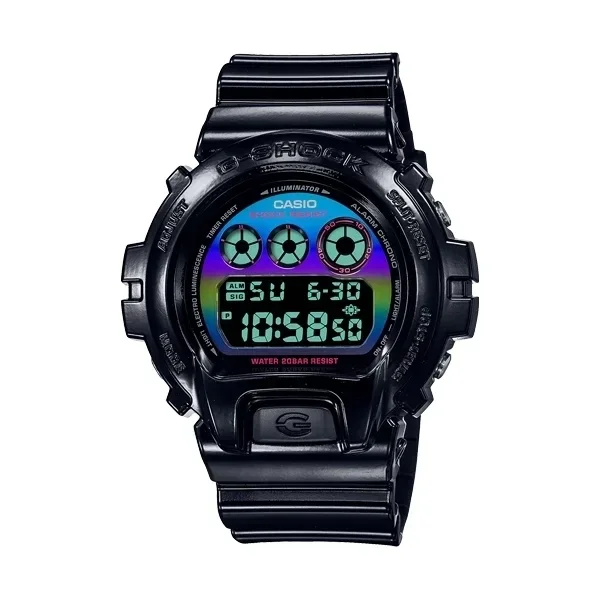 DW-6900RGB-1ER - CASIO G-SHOCK Mod. OVERSIZE - VIRTUAL BLACK RAINBOW SERIE