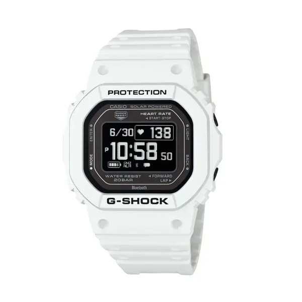DW-H5600-7ER - CASIO G-SHOCK Mod. G-SQUAD THE ORIGIN White - HEART RATE SERIE