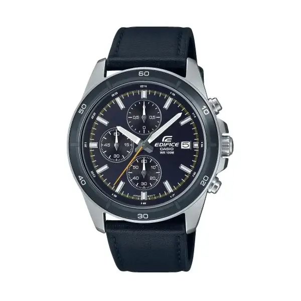 EFR-526L-2CVUEF - CASIO EDIFICE Mod. STANDARD CHRONOGRAPH LEATHER - GREY