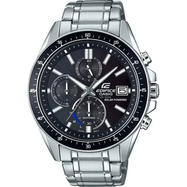 EFS-S510D-1AVUEF - CASIO EDIFICE SLIM Mod. SOLAR POWERED CHRONOGRAPH - BLACK
