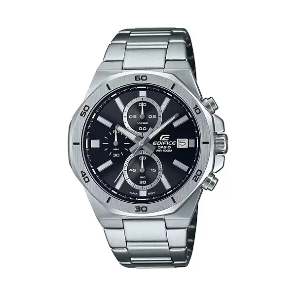 EFV-640D-1AVUEF - CASIO EDIFICE Mod. OCTAGONAL CHRONOGRAPH - BLACK