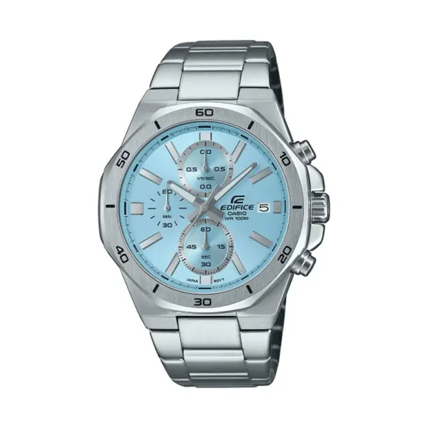 EFV-640D-2BVUEF - CASIO EDIFICE Mod. OCTAGONAL CHRONOGRAPH - LIGHT BLUE