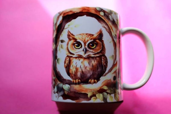 Kaffeebecher Eule 1