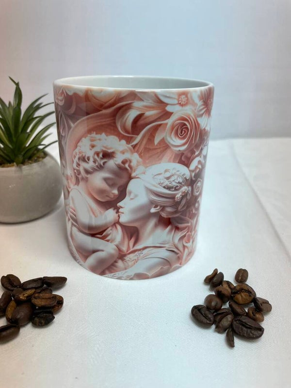 Kaffeebecher Mama mit Kind 2