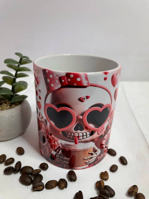 Kaffeebecher dia de los muertos