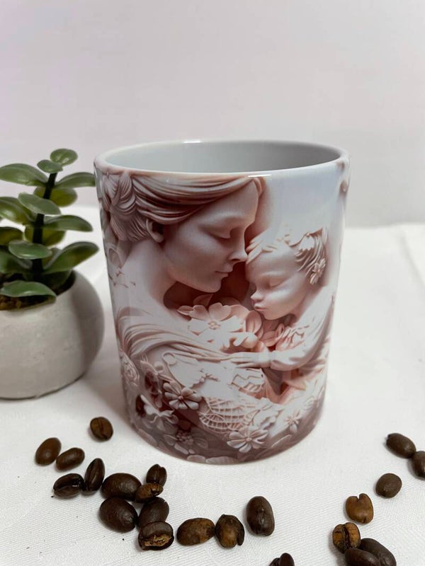 Kaffeebecher Mutter mit Kind 1