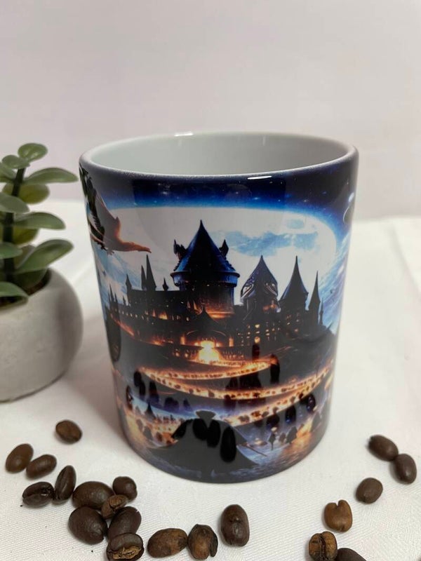 Kaffeebecher magische Schule